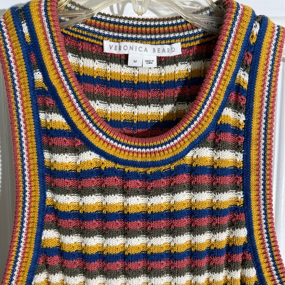 Veronica Beard Crocheted Sweater Sleeveless Top - Picture 6 of 12